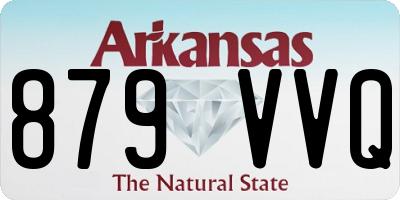 AR license plate 879VVQ