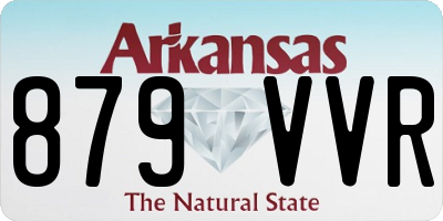 AR license plate 879VVR