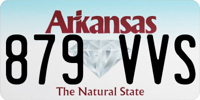 AR license plate 879VVS