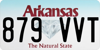 AR license plate 879VVT