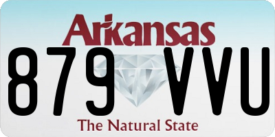 AR license plate 879VVU