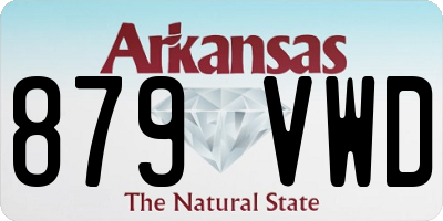 AR license plate 879VWD