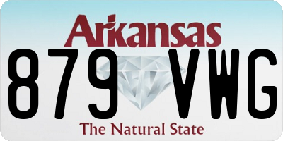 AR license plate 879VWG