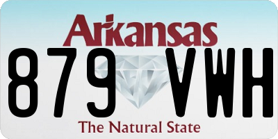 AR license plate 879VWH