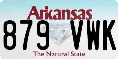 AR license plate 879VWK