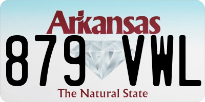AR license plate 879VWL