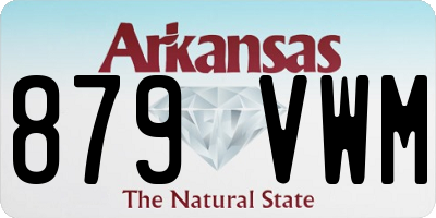 AR license plate 879VWM