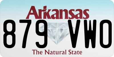 AR license plate 879VWO