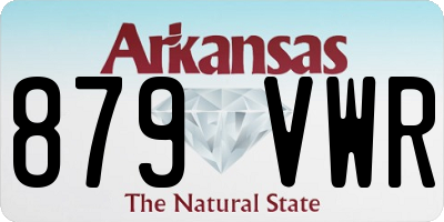 AR license plate 879VWR