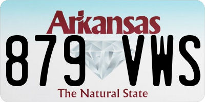 AR license plate 879VWS