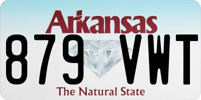 AR license plate 879VWT