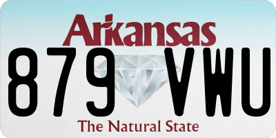 AR license plate 879VWU