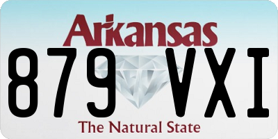 AR license plate 879VXI
