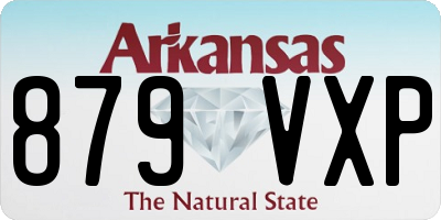 AR license plate 879VXP