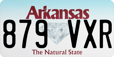 AR license plate 879VXR