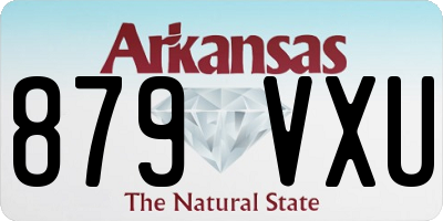AR license plate 879VXU
