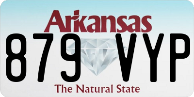 AR license plate 879VYP