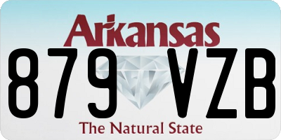 AR license plate 879VZB