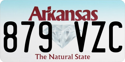 AR license plate 879VZC