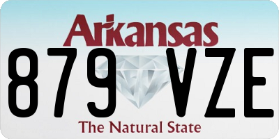 AR license plate 879VZE