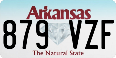 AR license plate 879VZF