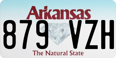 AR license plate 879VZH