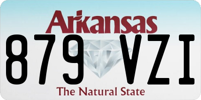 AR license plate 879VZI