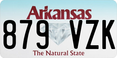 AR license plate 879VZK