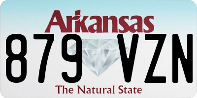 AR license plate 879VZN