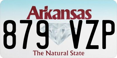 AR license plate 879VZP