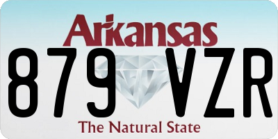 AR license plate 879VZR