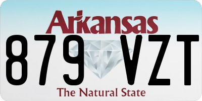 AR license plate 879VZT