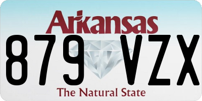 AR license plate 879VZX