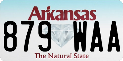 AR license plate 879WAA