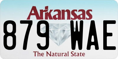 AR license plate 879WAE