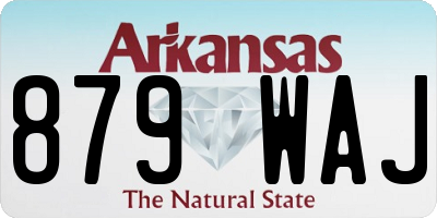 AR license plate 879WAJ