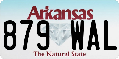 AR license plate 879WAL
