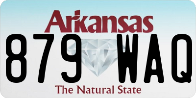 AR license plate 879WAQ
