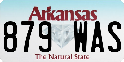 AR license plate 879WAS