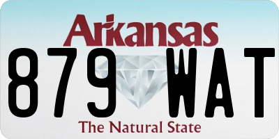 AR license plate 879WAT