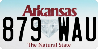 AR license plate 879WAU