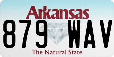 AR license plate 879WAV