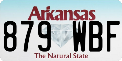 AR license plate 879WBF