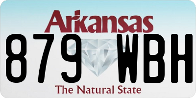 AR license plate 879WBH