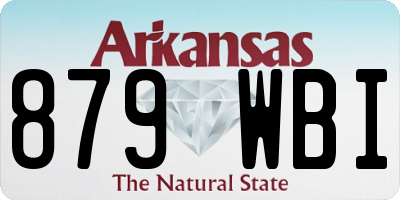 AR license plate 879WBI