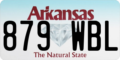 AR license plate 879WBL