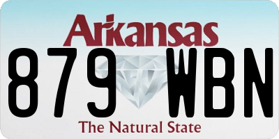 AR license plate 879WBN