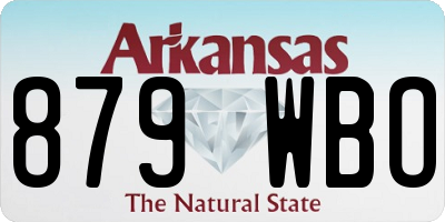 AR license plate 879WBO