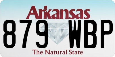 AR license plate 879WBP
