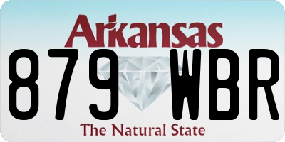 AR license plate 879WBR